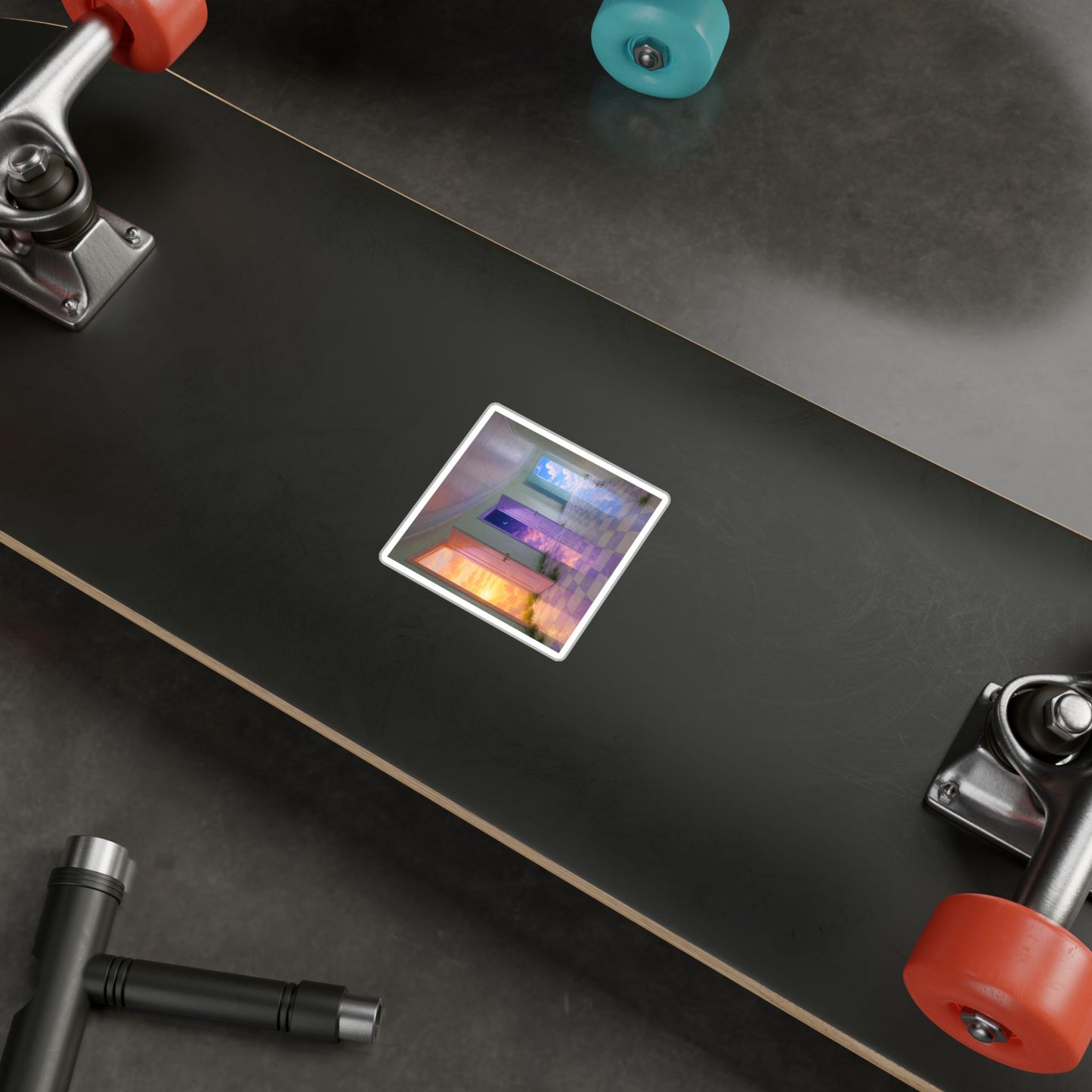 Choose your sky. Vinyl dreamcore waterproof sticker.