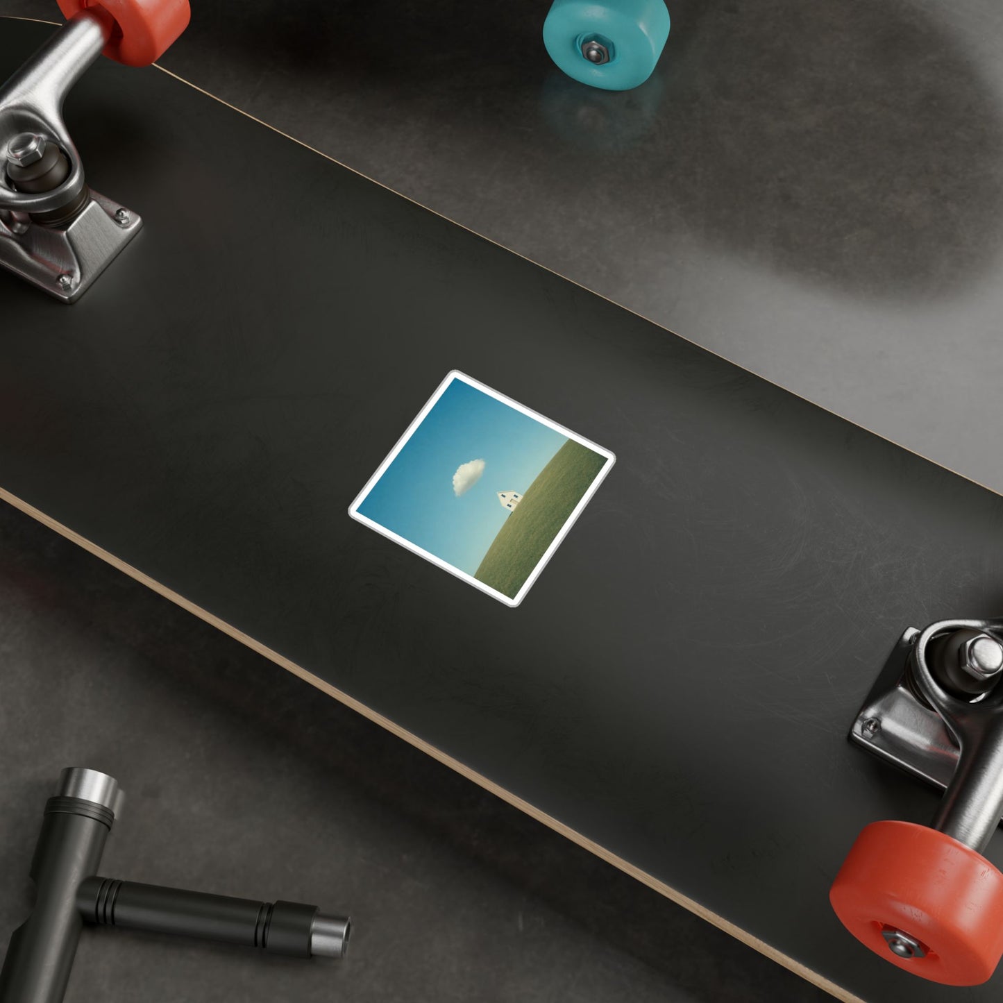 Home, almost. Vinyl dreamcore waterproof sticker.