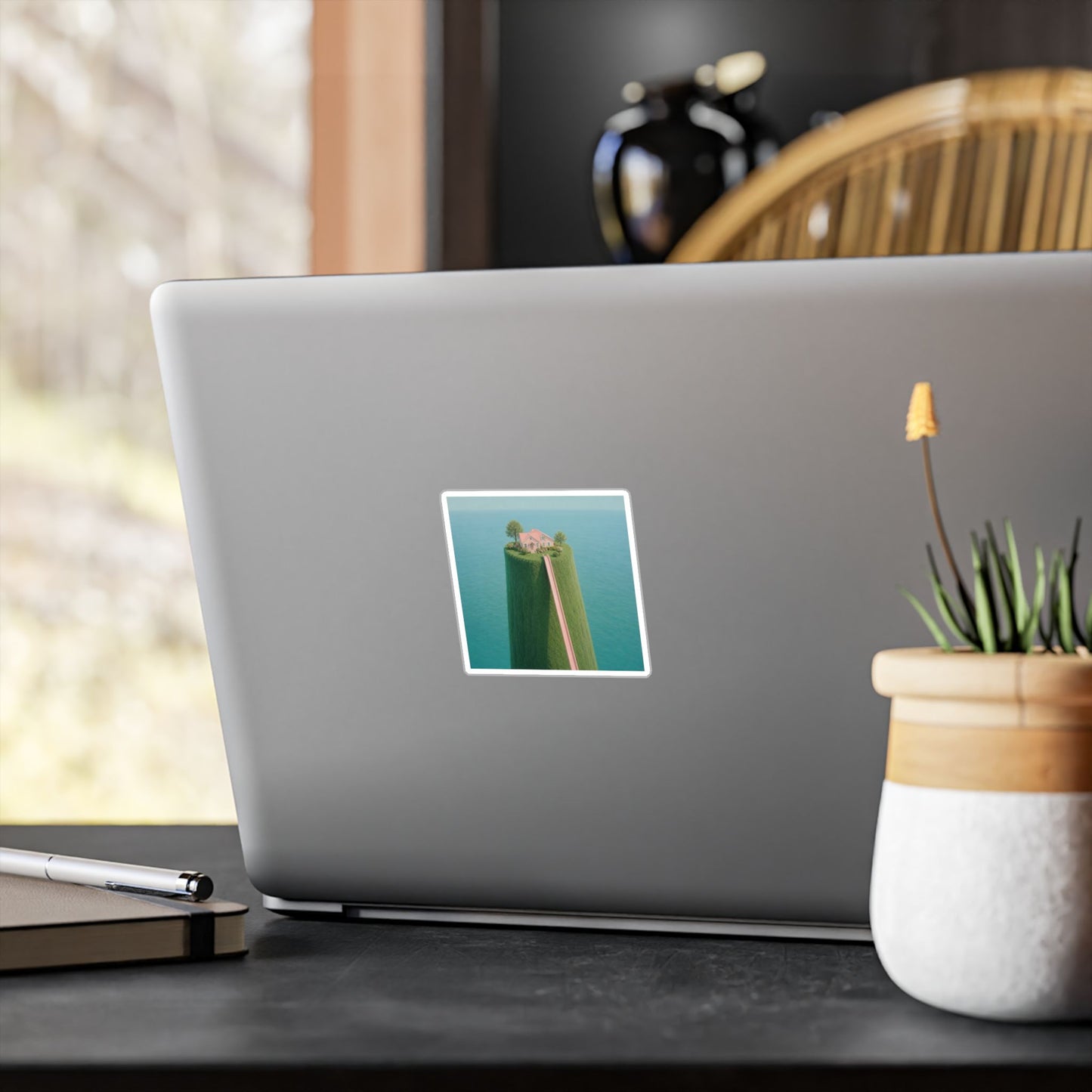The long way home. Vinyl dreamcore waterproof sticker.